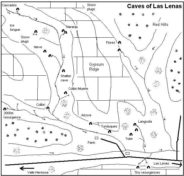 Caves of Las Lenas