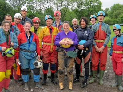 Ready for Swildons - photo J Gilson