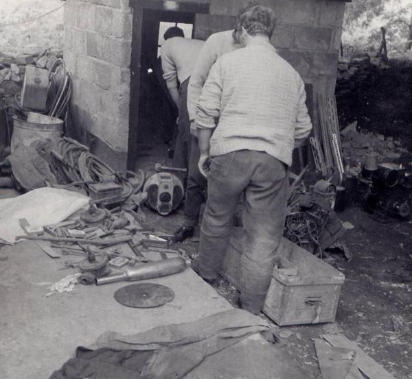 Installing the generator in the genny-shed