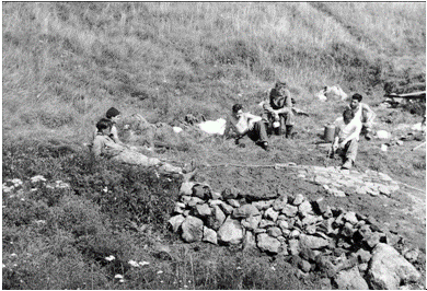 Blackmoor Swallet, 1960 photo M Cotter