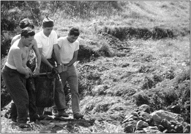 Blackmoor Swallet, 1960 photo M Cotter