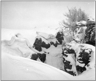 Charterhouse Rakes, winter 1963 photo attributed to T Kniibbs