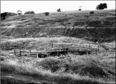 The entrance to Grebe Swallet, 1968<br> photos by ??