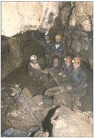 A digging trip in the early 1980's, photos G Barton